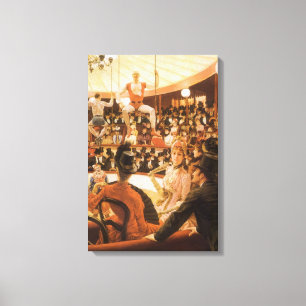 Sportende dames (ook bekend als Circus Lover) van  Canvas Afdruk
