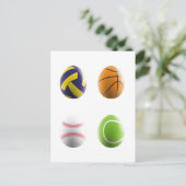 sportevenementen feestdagenkaart (Staand voorkant)