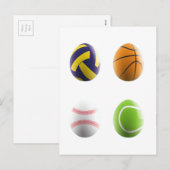 sportevenementen feestdagenkaart (Voorkant / Achterkant)