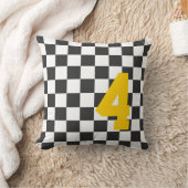 Sportfan Checkerboard NUMBER Team Kleuren Leuk Kussen (Deken)