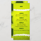 Sportfeest Tennisthema Personaliseer Menukaarten Menu (Voorkant / Achterkant)