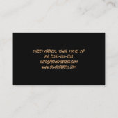 Sportfiets in het Motion Visitekaartje (Achterkant)