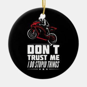 Sportfietsenmotor Rider Superbike Old Biker Keramisch Ornament
