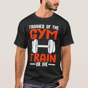 Sportfitness - Bodybuilding-werkout - gewichtstoen T-shirt