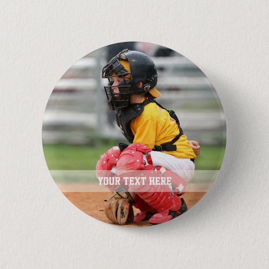 Sportfoto aanpassen ronde button 5,7 cm (Voorkant)