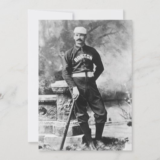  sportfoto, Boston Baseball Player (Voorkant)