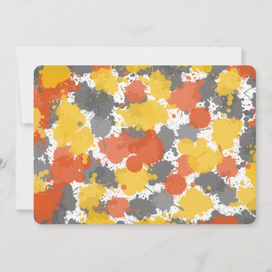 Sportfoto uitnodiging (Achterkant)