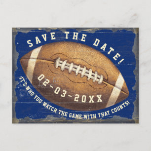 Sportgame Football Night Save Date Invitation Briefkaart