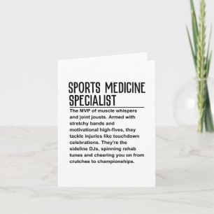 Sportgeneeskunde specialist kaart