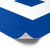 Sportgenummerd Poster (Hoek)