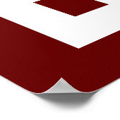 Sportgenummerd Poster (Hoek)