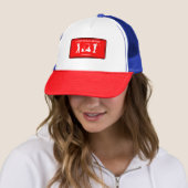 SportGolf White Silhouette Trucker Hat Pet (In situ)
