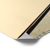 Sporthonkbalbatterij, stijlvolle kunst Poster (Hoek)