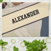  Sporthonkbalbatterij, stijlvolle kunst Theedoek (Gevouwen)