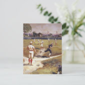  sporthonkbalspel van Henry Sandham Briefkaart (Staand voorkant)