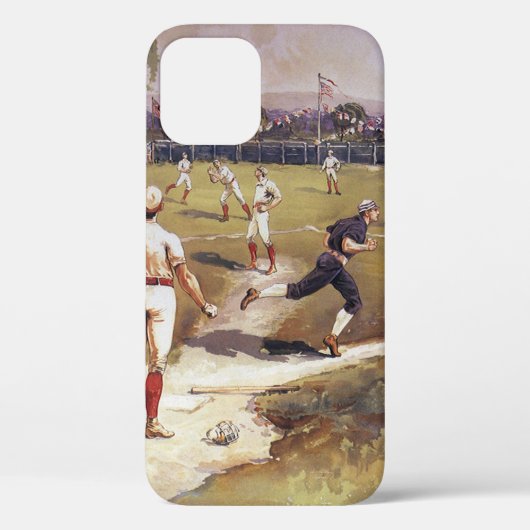 sporthonkbalspel van Henry Sandham Case-Mate iPhone Case (Achterkant)