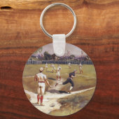  sporthonkbalspel van Henry Sandham Sleutelhanger (Voorkant)