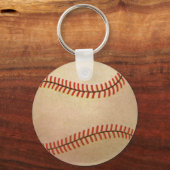 Sporthonkbalspeler, Catcher met Mitt Sleutelhanger (Voorkant)