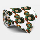  Sporthonkbalspeler, Catcher met Mitt Stropdas (Opgerold)