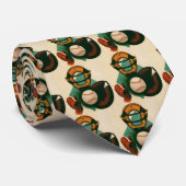  Sporthonkbalspeler, Catcher met Mitt Stropdas (Opgerold)