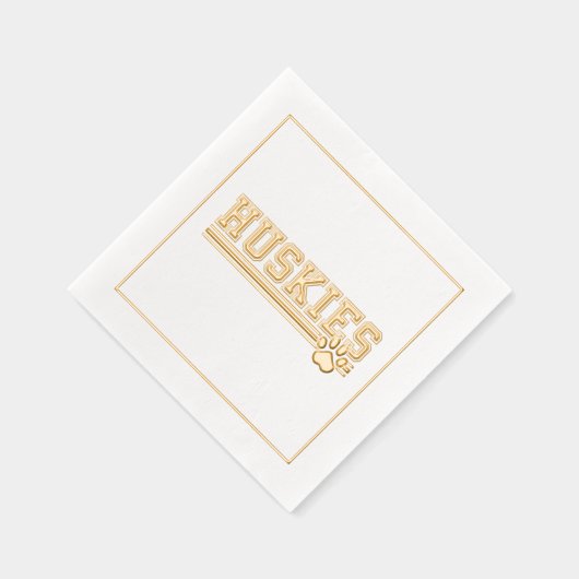 Sporthuskies Folie Servetten (Rechts)