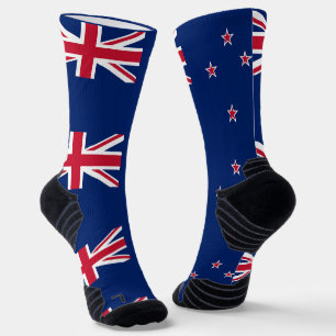 Sportief bemanningsondergoed met vlag van Nieuw-Ze Sokken