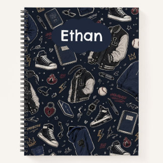 Sportief Doodle Spiraal Notebook Notitieboek