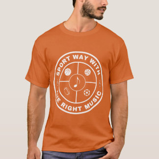 sportief gaan met de juiste muziek grappig vintage t-shirt