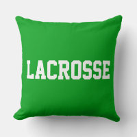 Sportief Wit LACROSSE Tekst in Vet Gedrukt op Held