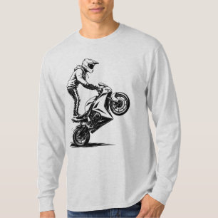 Sportieve motor stunt t-shirt