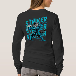 Sportieve Samurai Kat Aanvaller Dames T-shirt