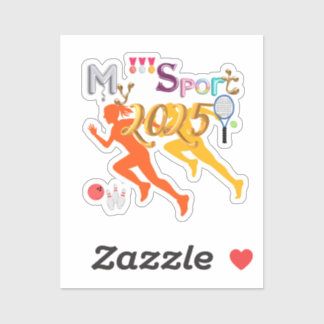 Sportieve stickers