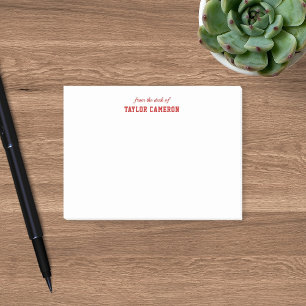 Sportieve Varsity Stijl Van De Schreibtfel Van Post-it® Notes