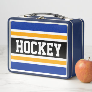 Sportieve Zwarte Navy Blauwe Oranje HOCKEY Strepen