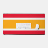 Sportif Large Bright Retro Rouge Jaune Blancs (Clavier et souris)