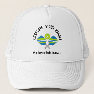 Sportinfusie "EXECUTE YOUR SHOTS" Pickleball Trucker Pet