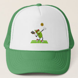 Sportinfusie "Pickleball Cartoon" Trucker Hat Pet