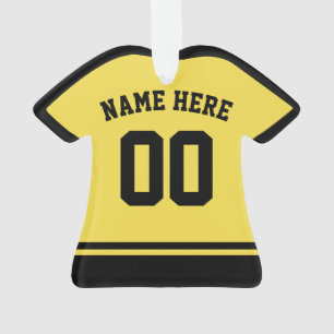 SportJersey Naam en nummer Sjabloon Ornament