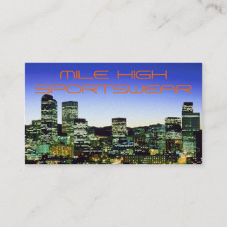 Sportkleding Visitekaartje