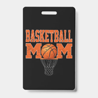 Sportliefhebber | Basketbalmoeder voor spelers Badge