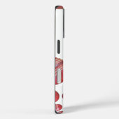 Sportliefhebber Cricket Ball Print Case-Mate iPhone Case (Achterkant / Rechts)