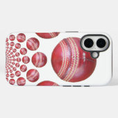 Sportliefhebber Cricket Ball Print Case-Mate iPhone Case (Achterkant (horizontaal))