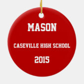 Sportliefhebber Keramisch Ornament (Achterkant)