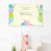 Sportliefhebber Waterverf Pickleball Bruids- Spandoek (Insitu)