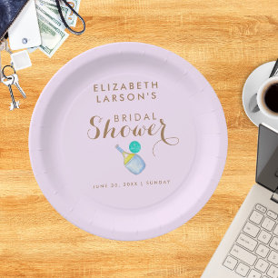 Sportliefhebber Waterverf Pickleball Theme Bridal Papieren Bordje