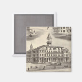 Sportman's Hall & Cottages Magneet (Voorkant / Achterkant)