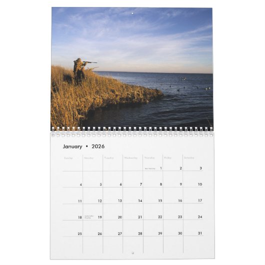 Sportman's kalender - jachtjaarronde (Jan 2026)