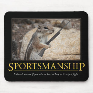 Sportmanschap Demotivational Mousepad Muismat