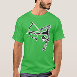 Sportmeisje boogschutter of sportvrouw cadeau meis t-shirt
