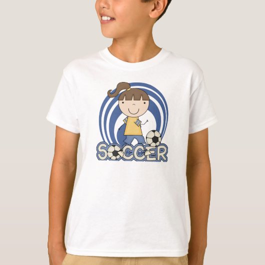 Sportmeisje - Soccer T-shirts en cadeautjes (Voorkant)